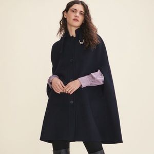 Maje cape jacket